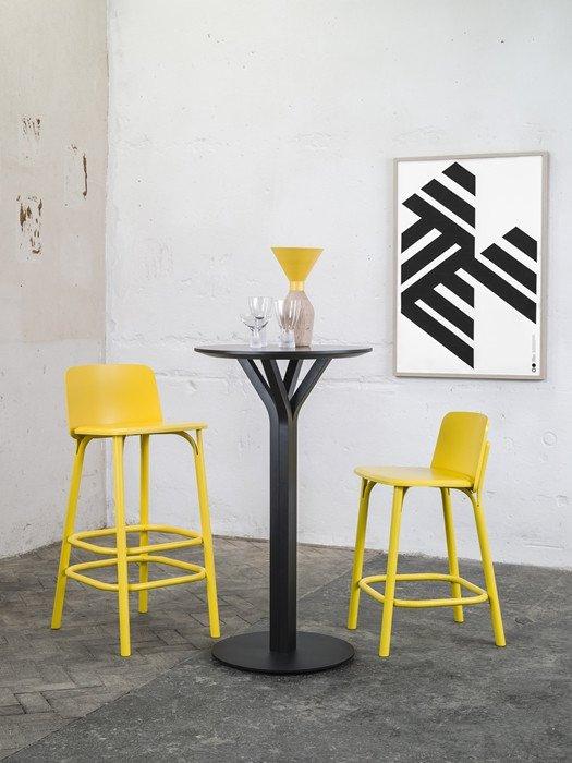Split Upholstered High Stool