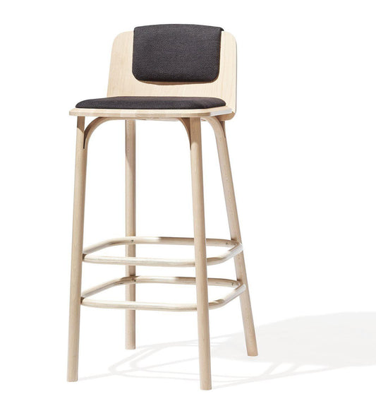 Split Upholstered High Stool