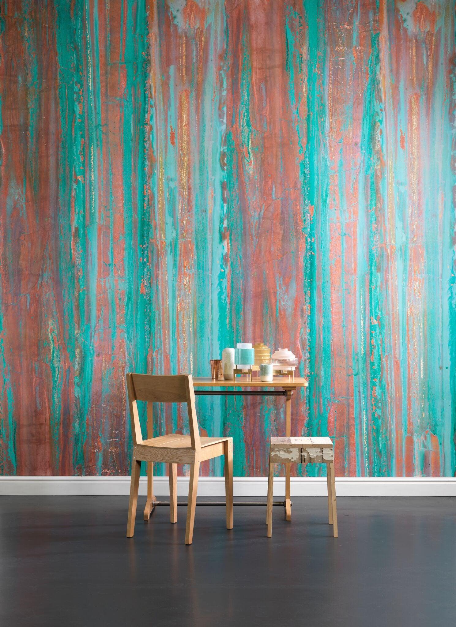 Spoiled Copper Wallpaper-Contract Furniture Store for hospitality, leisure & commercial projects