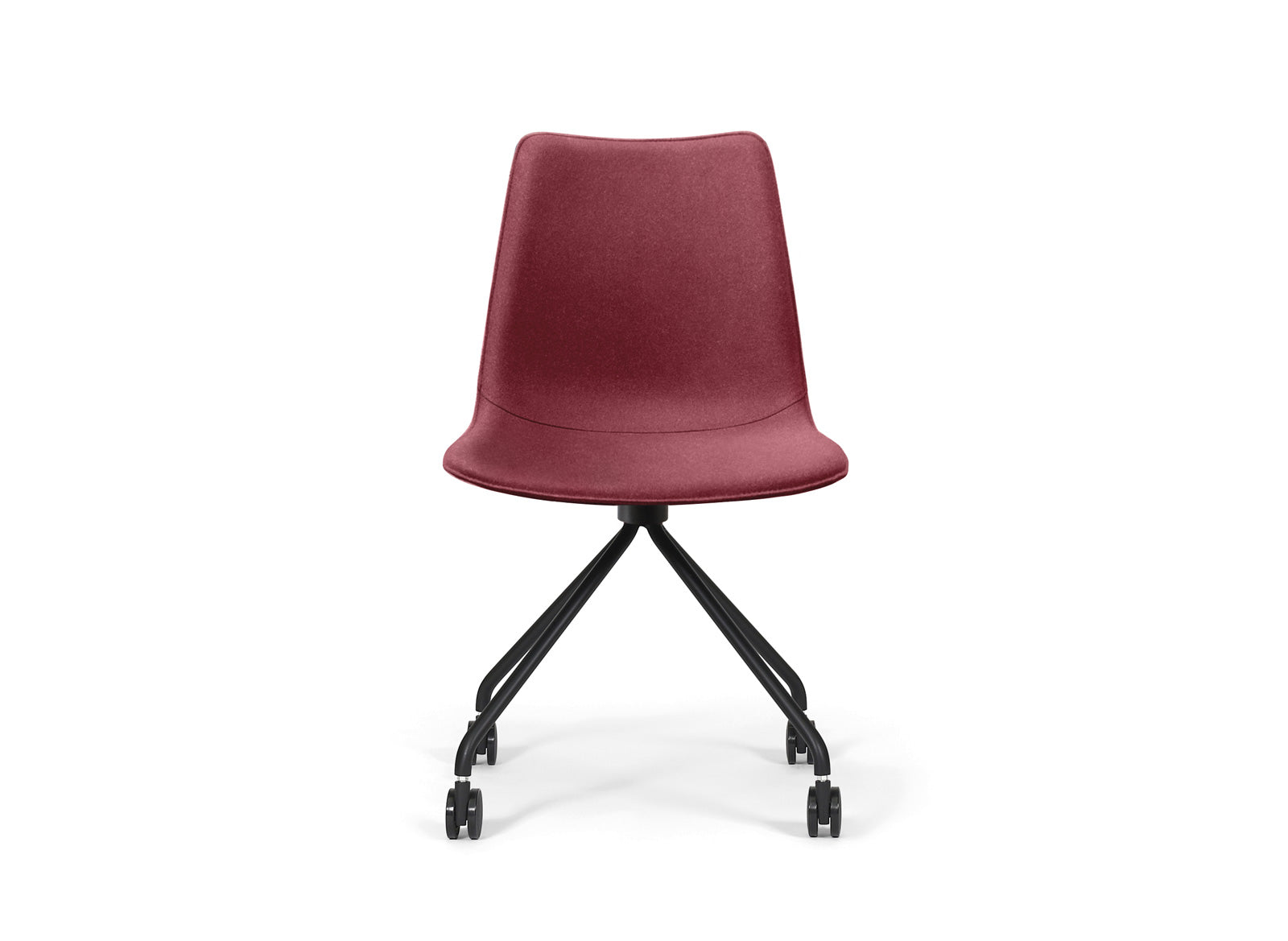 Spoon 01 Side Chair c/w Wheels-Torre-Contract Furniture Store