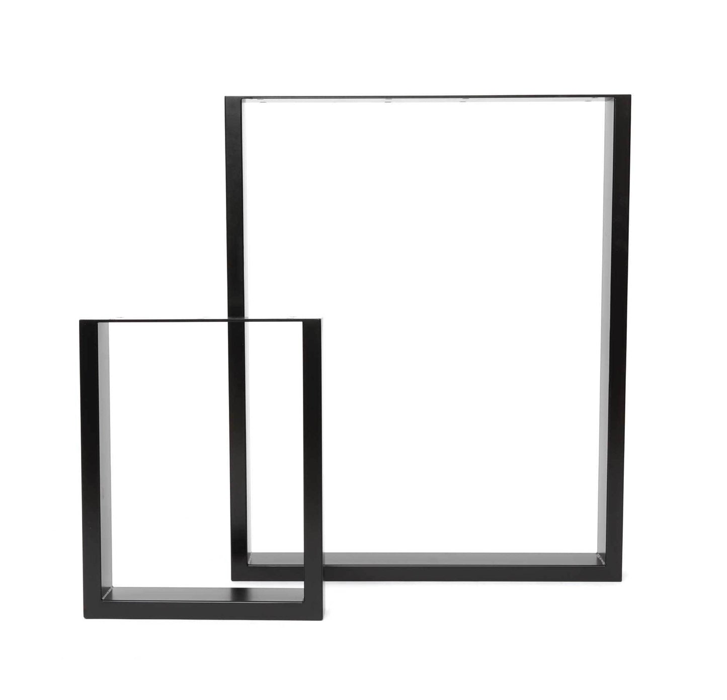 Square Industrial Leg Bench Ends