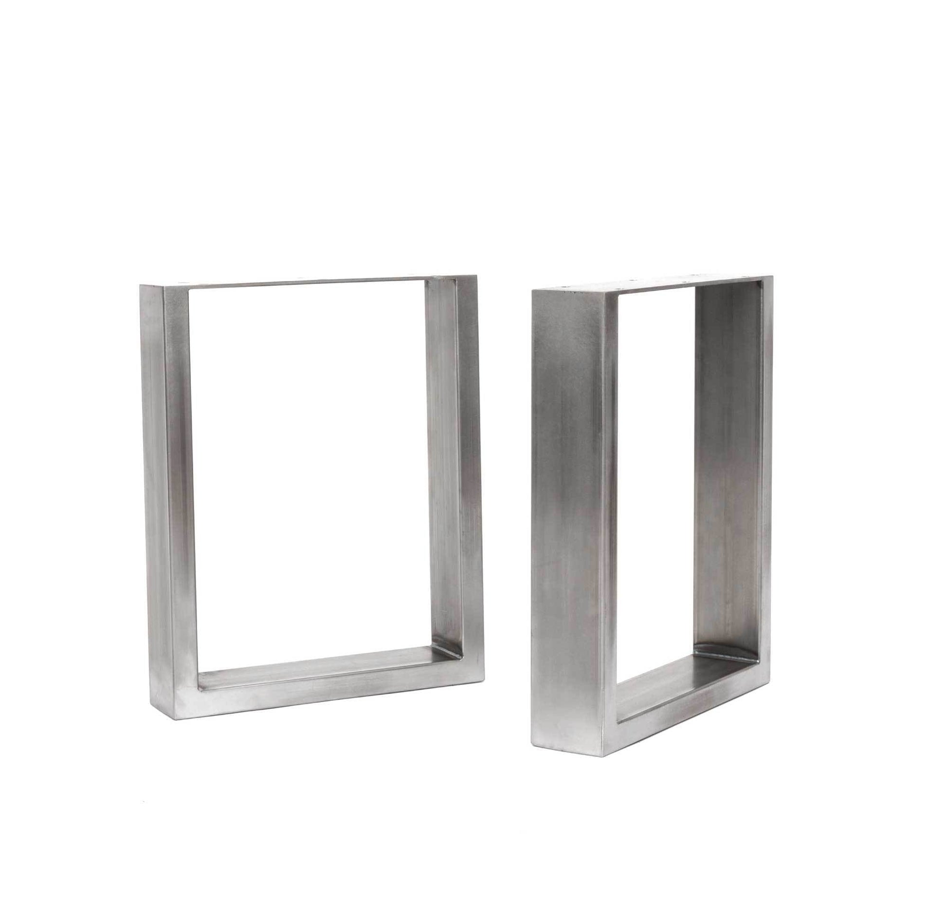 Square Industrial Leg Bench Ends