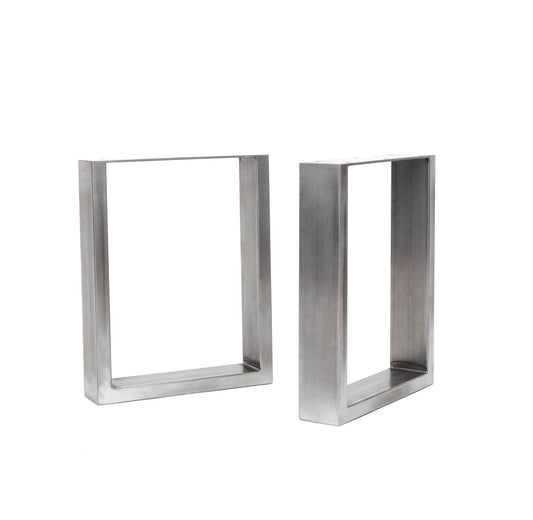 Square Industrial Leg Bench Ends