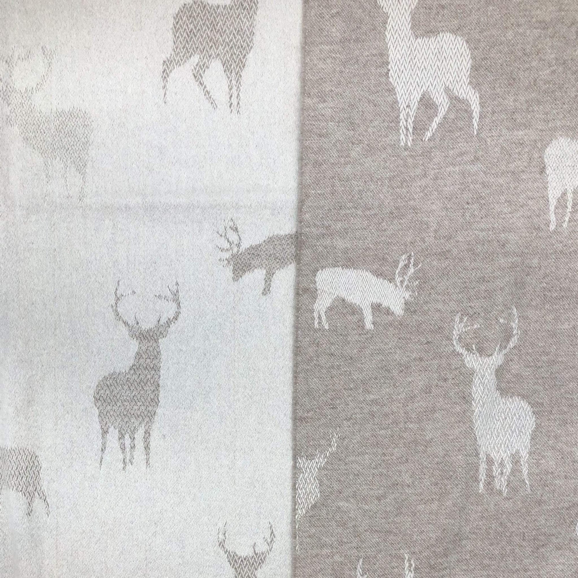 Stag Throw Fawn-Isle Mill-Contract Furniture Store