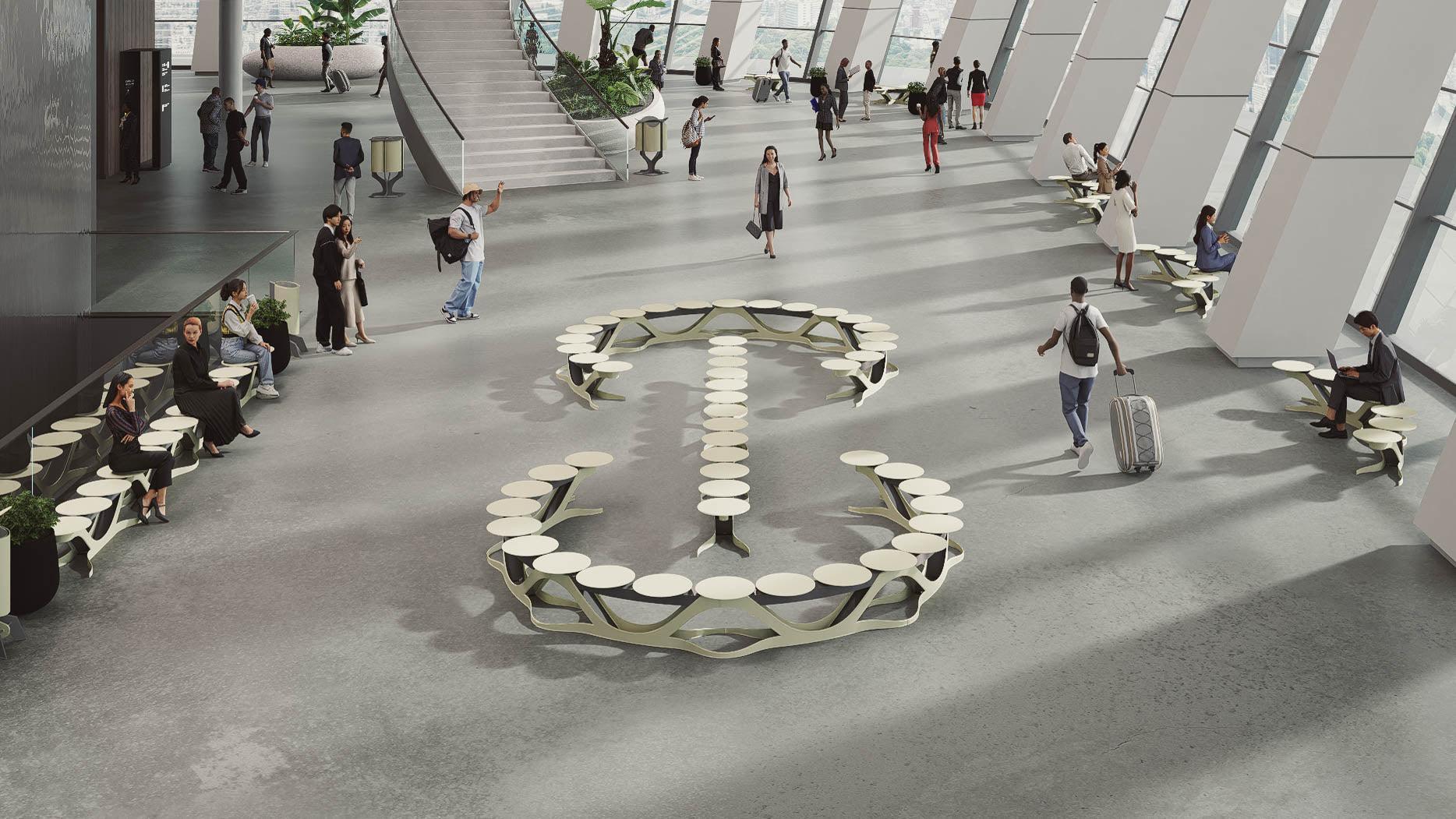 Stelo Bench-Contract Furniture Store for hospitality, leisure & commercial projects