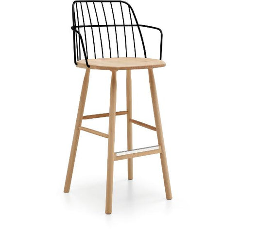 Strike P L High Stool-Contract Furniture Store for hospitality, leisure & commercial projects
