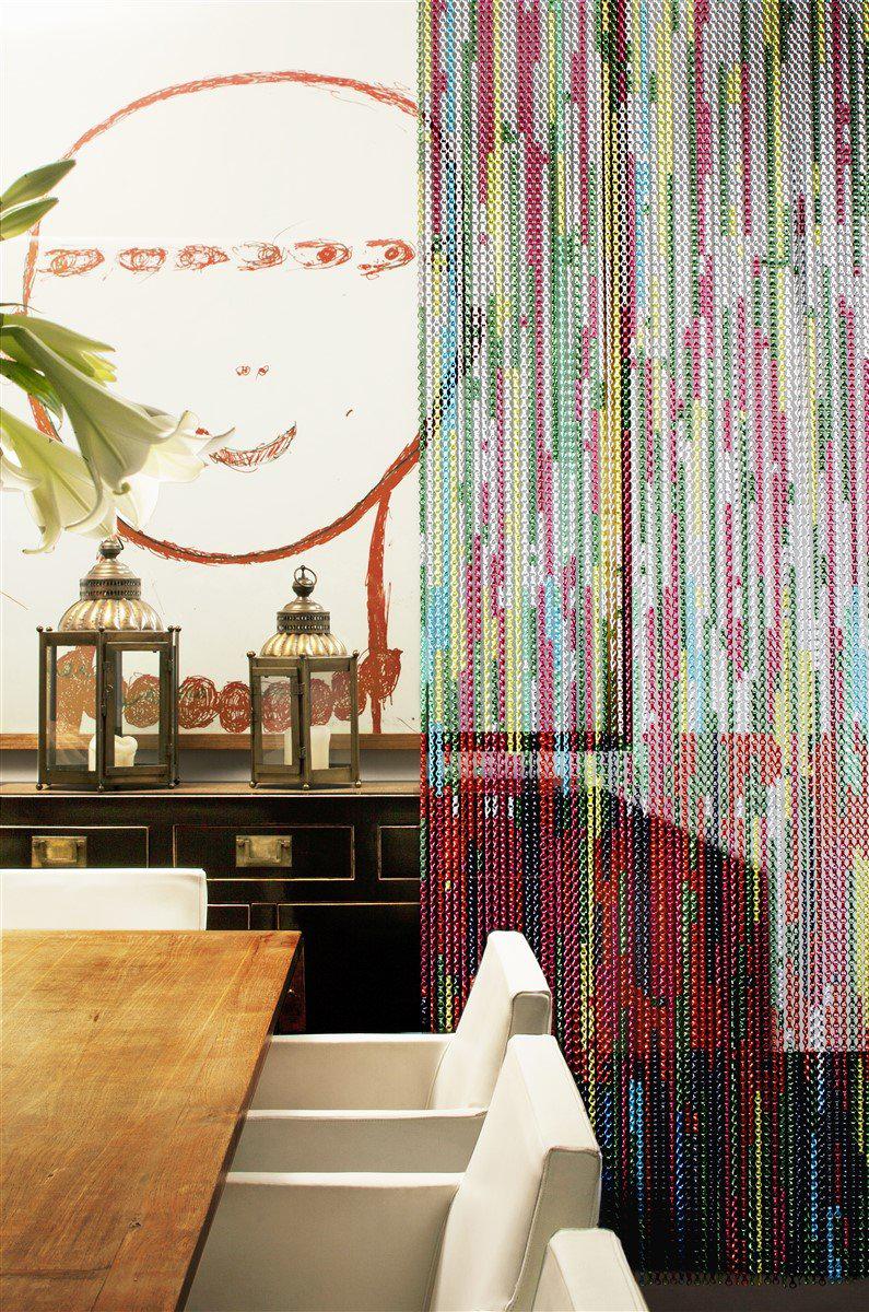 Stripy Thing Chain Curtain Divider-Kriskadecor-Contract Furniture Store