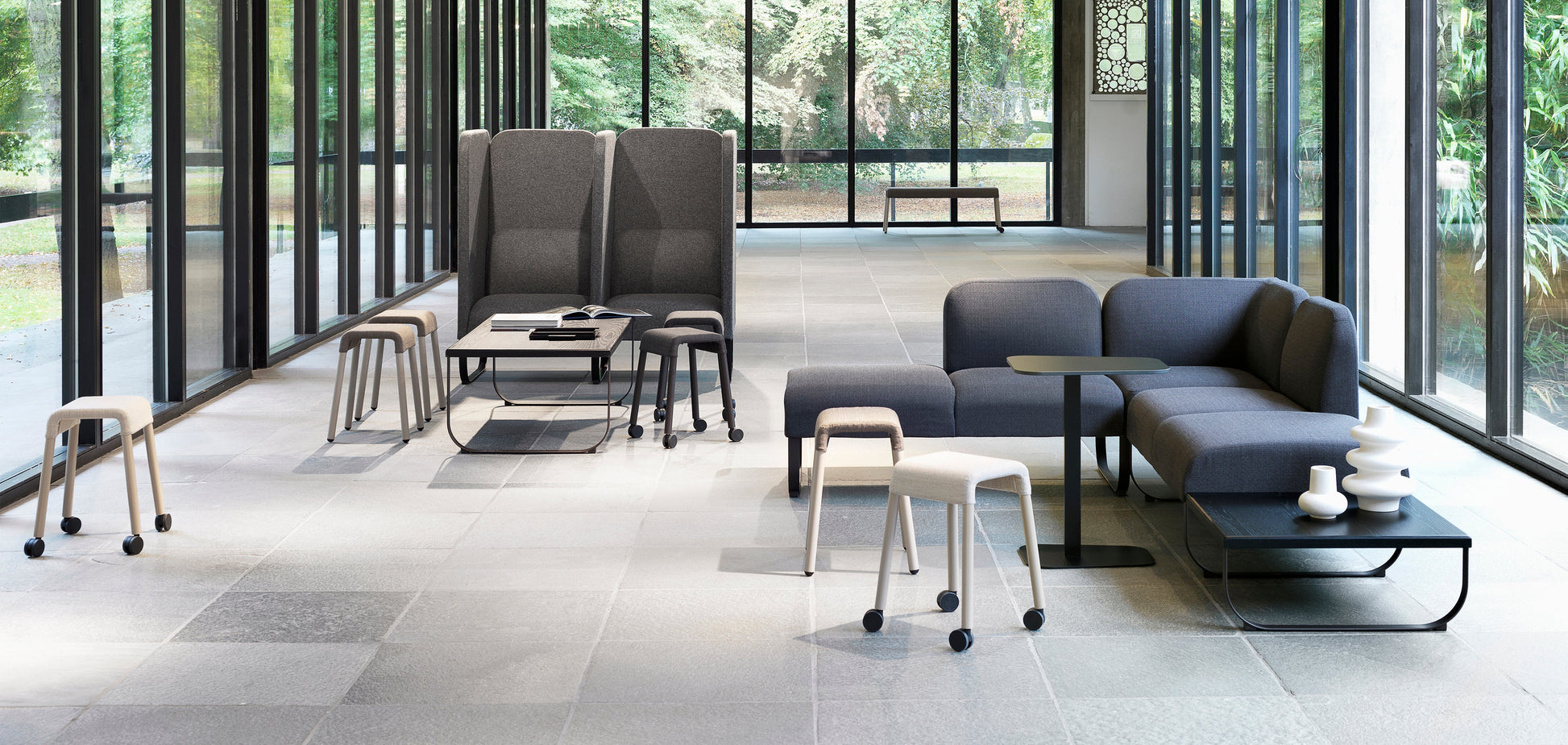 Stroll 46 Low Stool-Contract Furniture Store for hospitality, leisure & commercial projects