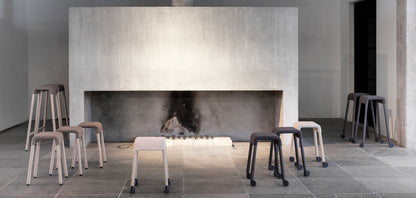 Stroll 46 Wheels Low Stool-Contract Furniture Store for hospitality, leisure & commercial projects