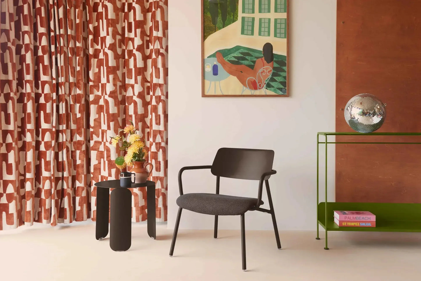 Studie 6933 Fabric Lounge Chair-Contract Furniture Store for hospitality, leisure & commercial projects