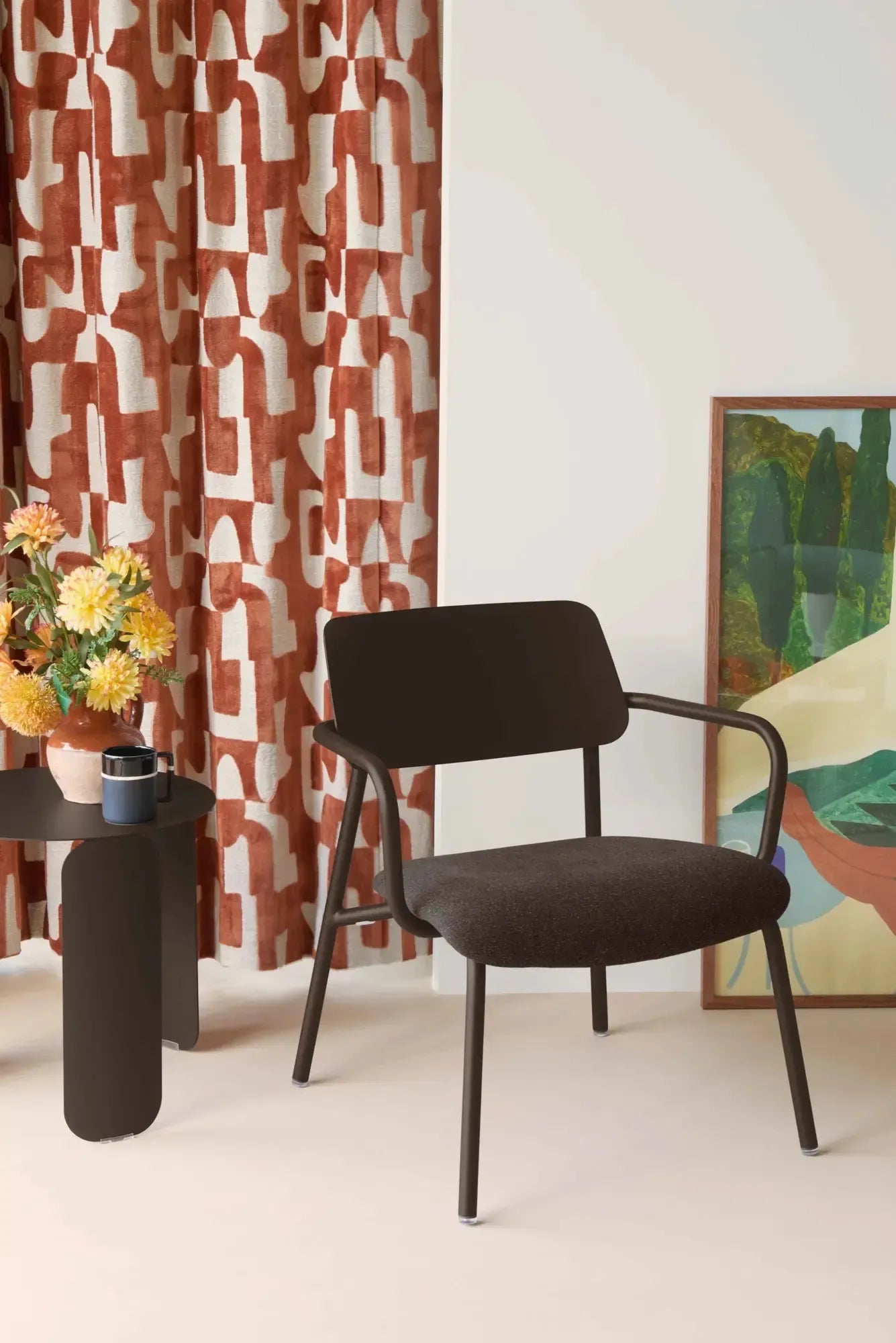 Studie 6933 Fabric Lounge Chair-Contract Furniture Store for hospitality, leisure & commercial projects