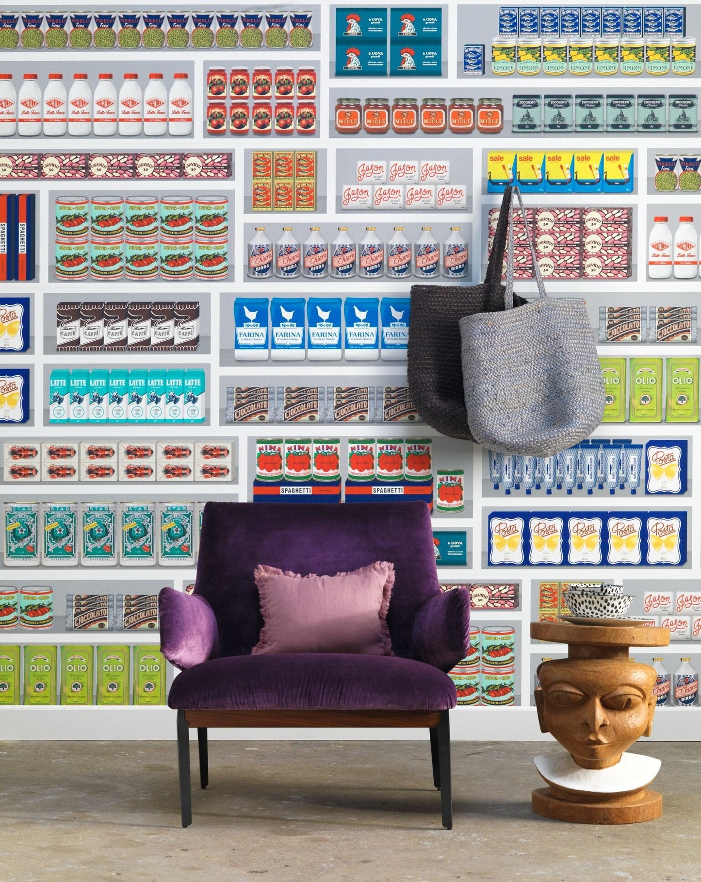 Supermarket Wallpaper
