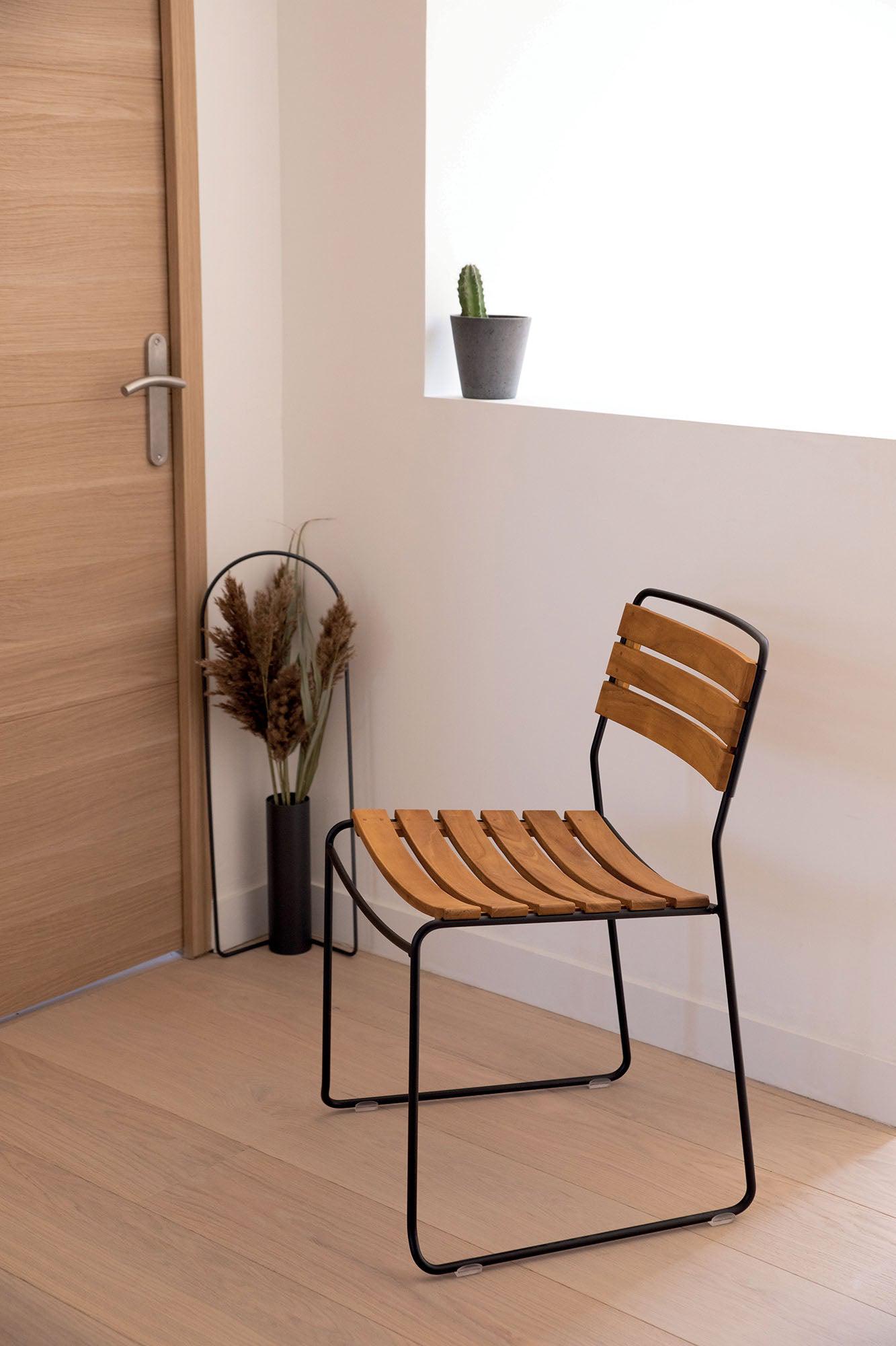 Surprising 1241 Teak Side Chair