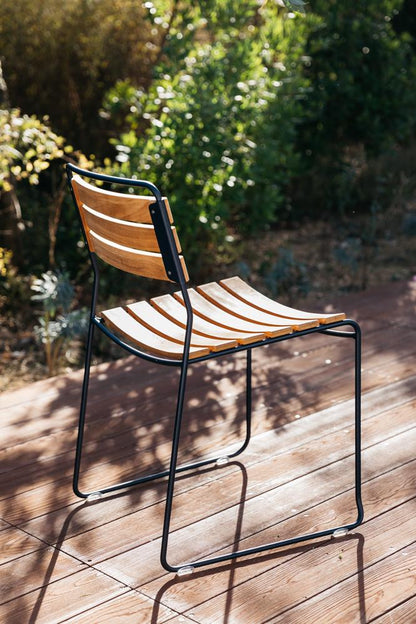 Surprising 1241 Teak Side Chair