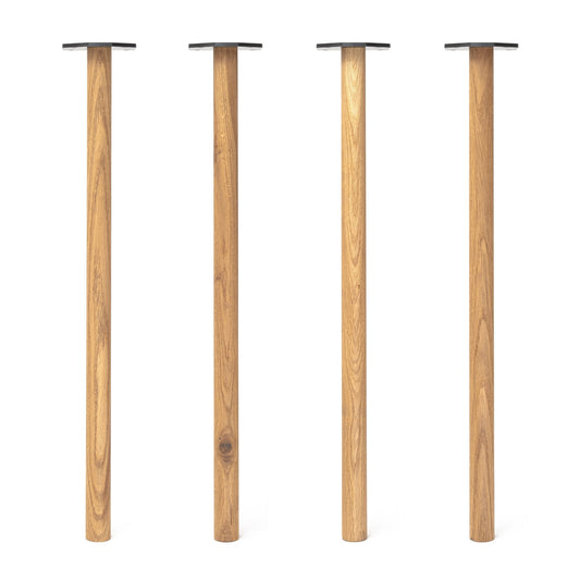 Tapered Oak Leg Dining Base-Contract Furniture Store for hospitality, leisure & commercial projects