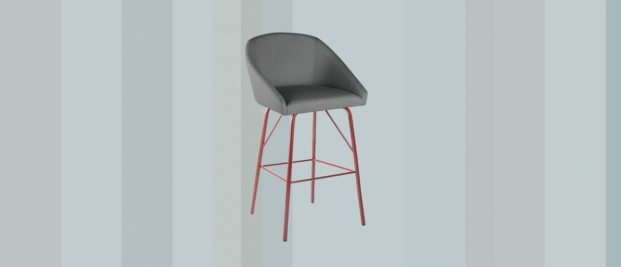 Tati Metal SG01 High Stool-Contract Furniture Store for hospitality, leisure & commercial projects