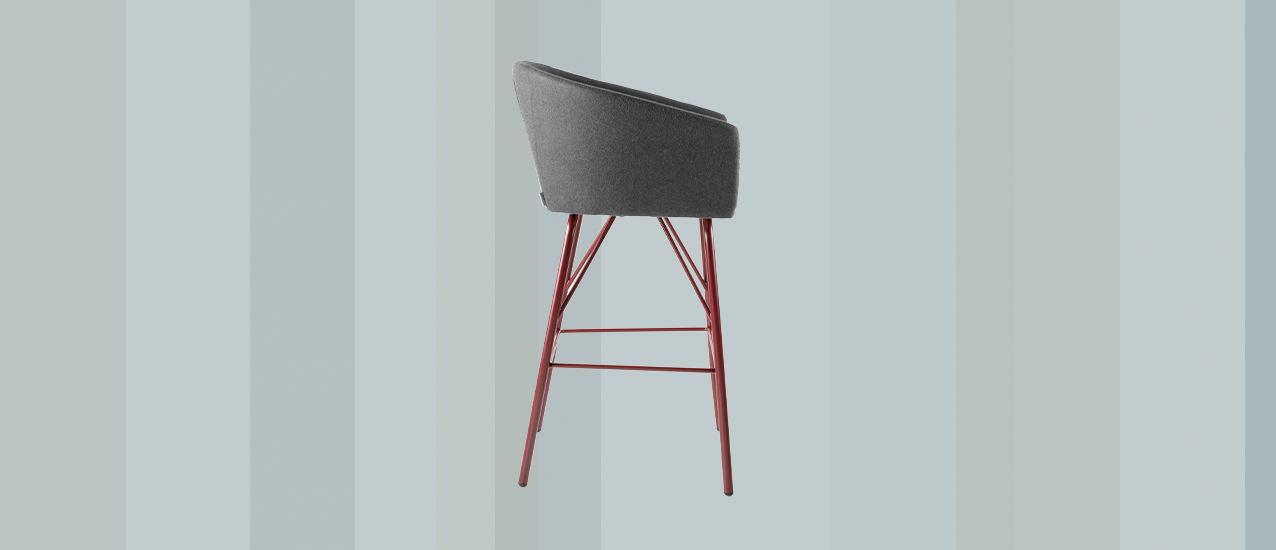 Tati Metal SG02 High Stool-Contract Furniture Store for hospitality, leisure & commercial projects