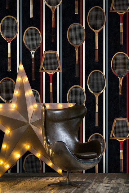 The Game Anthracite Wallpaper-Contract Furniture Store for hospitality, leisure & commercial projects