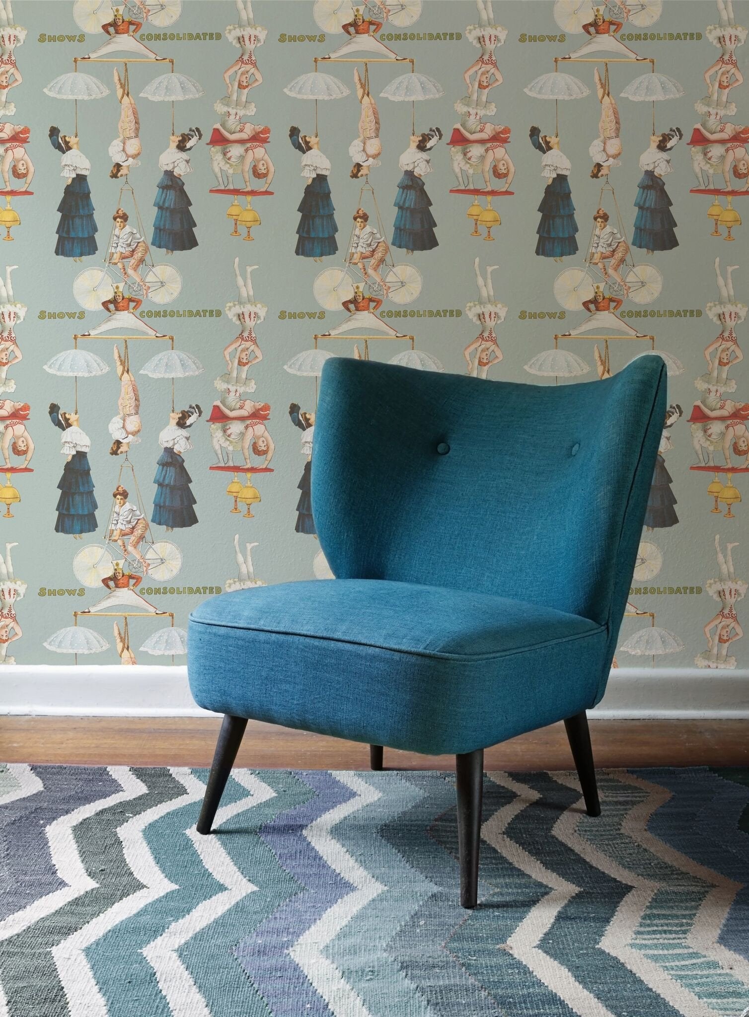 The Great Show Blue Wallpaper-Mind The Gap-Contract Furniture Store