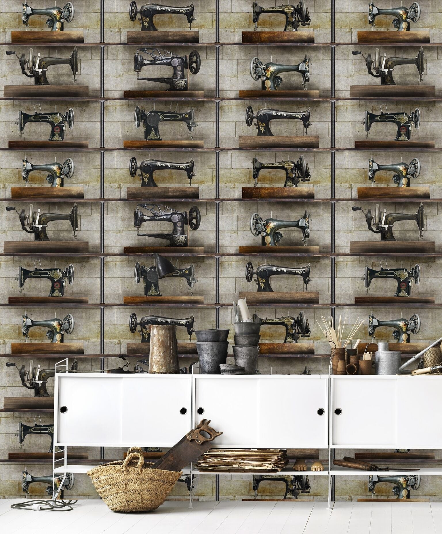 The Machinist Wallpaper-Mind The Gap-Contract Furniture Store