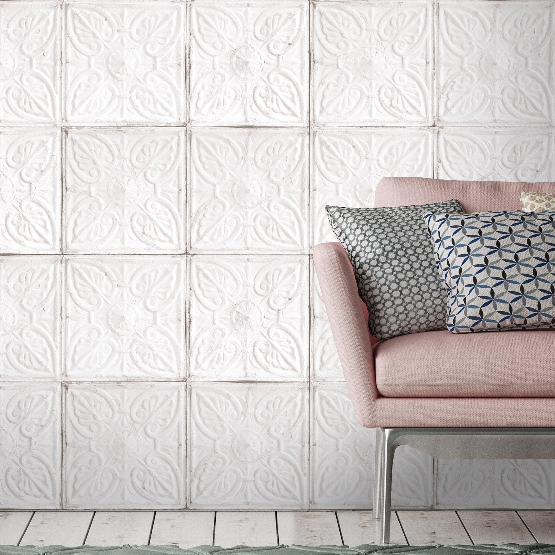 Tin Tiles Wallpaper