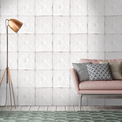 Tin Tiles Wallpaper