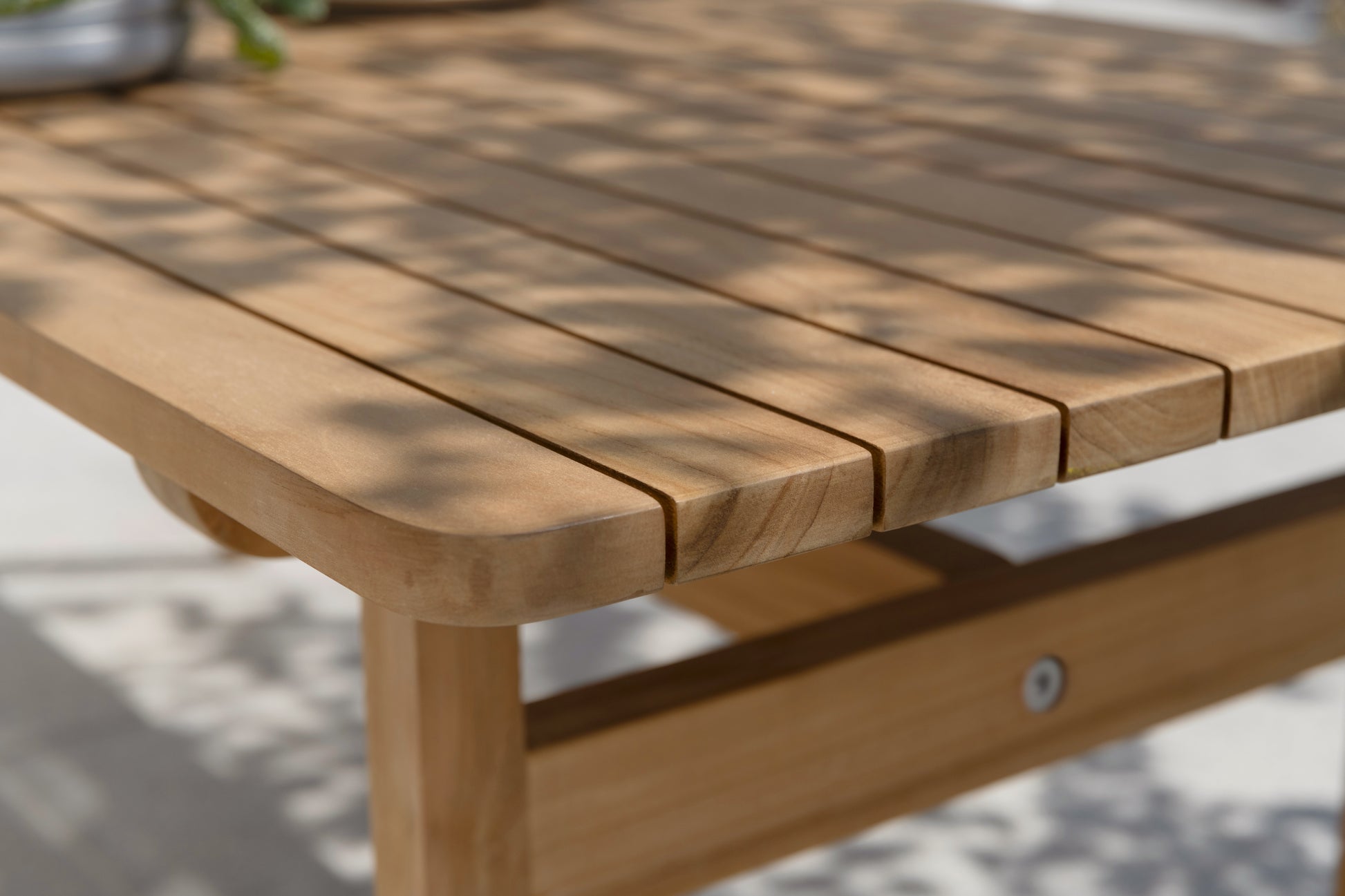 Tobias Teak Rectangular Dining Table
