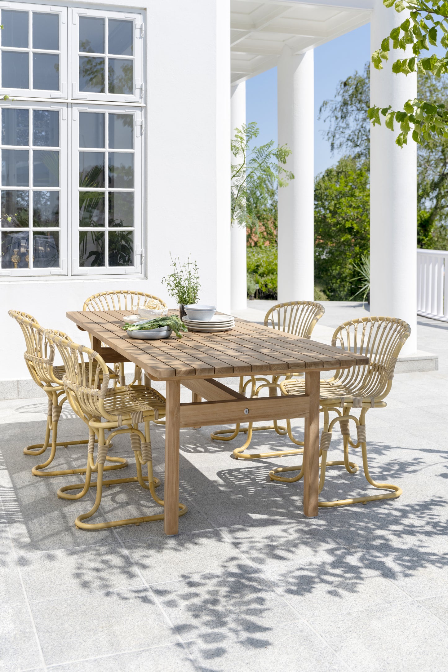 Tobias Teak Rectangular Dining Table