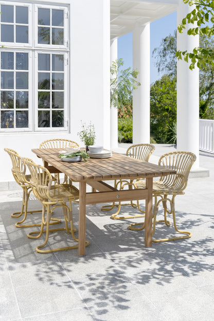 Tobias Teak Rectangular Dining Table
