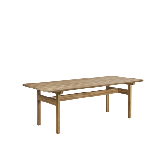 Tobias Teak Rectangular Dining Table-Contract Furniture Store for hospitality, leisure & commercial projects