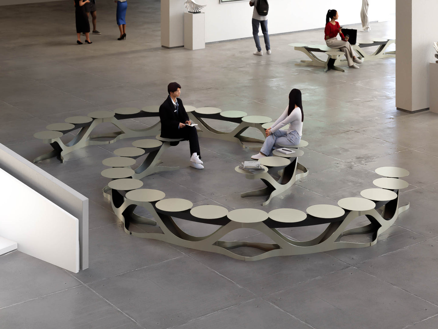 Tralcio Bench-Contract Furniture Store for hospitality, leisure & commercial projects