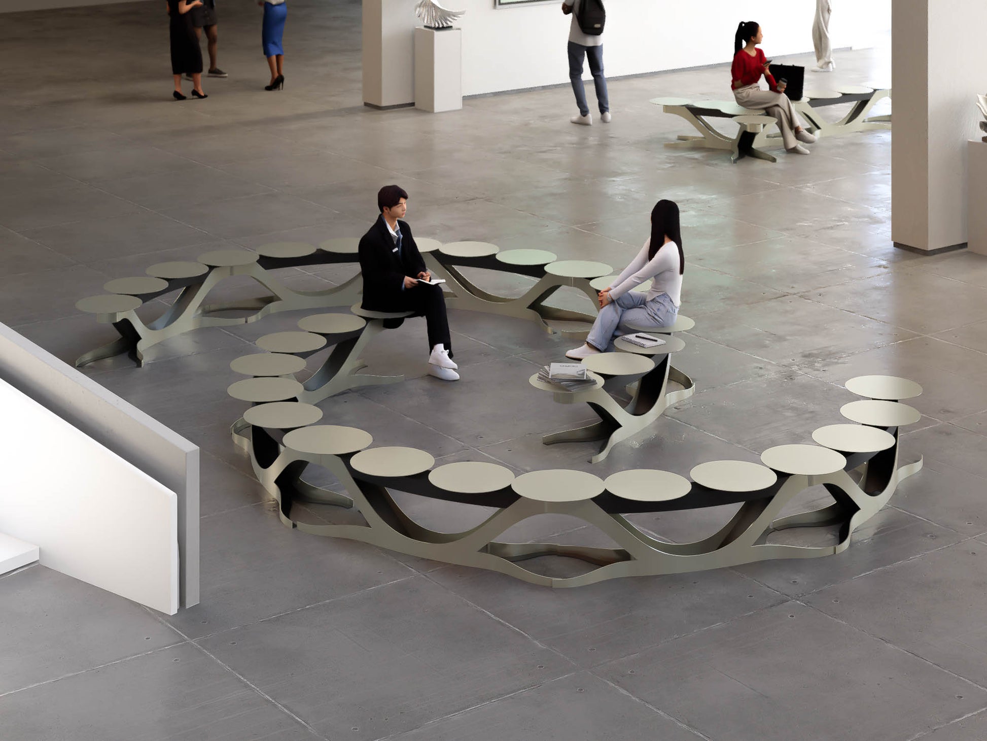 Tralcio Bench-Contract Furniture Store for hospitality, leisure & commercial projects