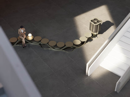 Tralcio Bench-Contract Furniture Store for hospitality, leisure & commercial projects