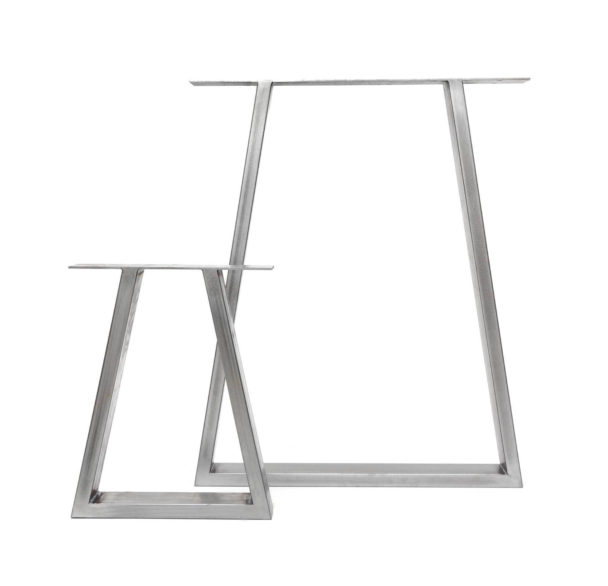 Trapezium Industrial Leg Dining Base