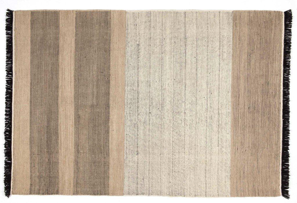 Tres Stripes Black Rug