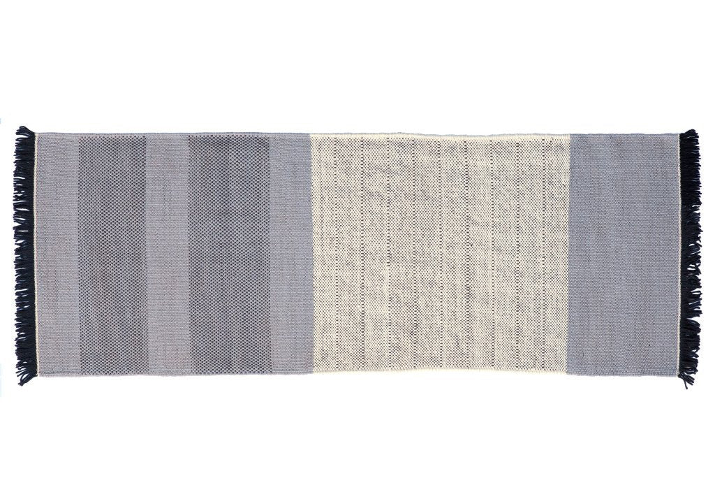 Tres Stripes Blue Rug