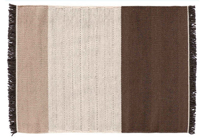 Tres Stripes Chocolate Rug-Contract Furniture Store for hospitality, leisure & commercial projects