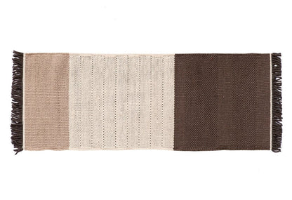 Tres Stripes Chocolate Rug-Contract Furniture Store for hospitality, leisure & commercial projects