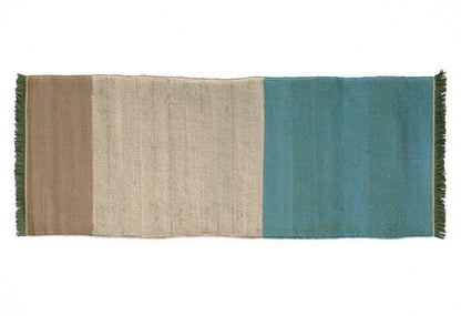 Tres Stripes Green Rug-Contract Furniture Store for hospitality, leisure & commercial projects