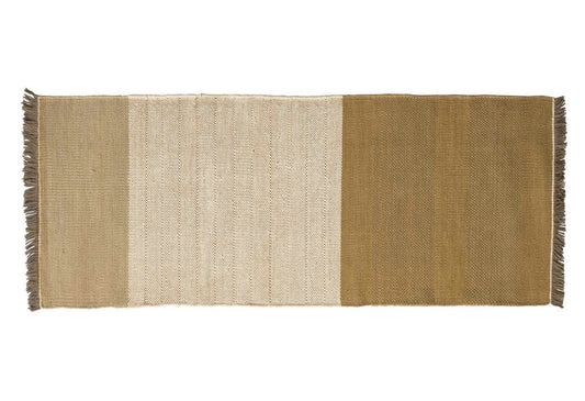 Tres Stripes Ochre Rug-Contract Furniture Store for hospitality, leisure & commercial projects