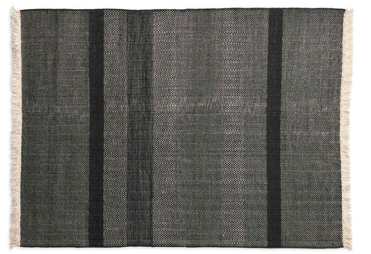 Tres Texture Black Rug
