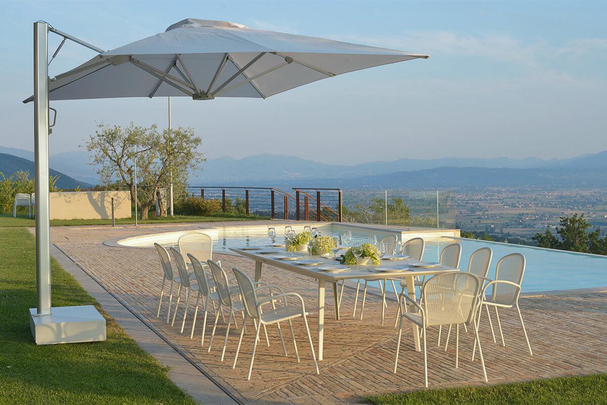 Shade Pro 995 Offset Parasol-Emu-Contract Furniture Store