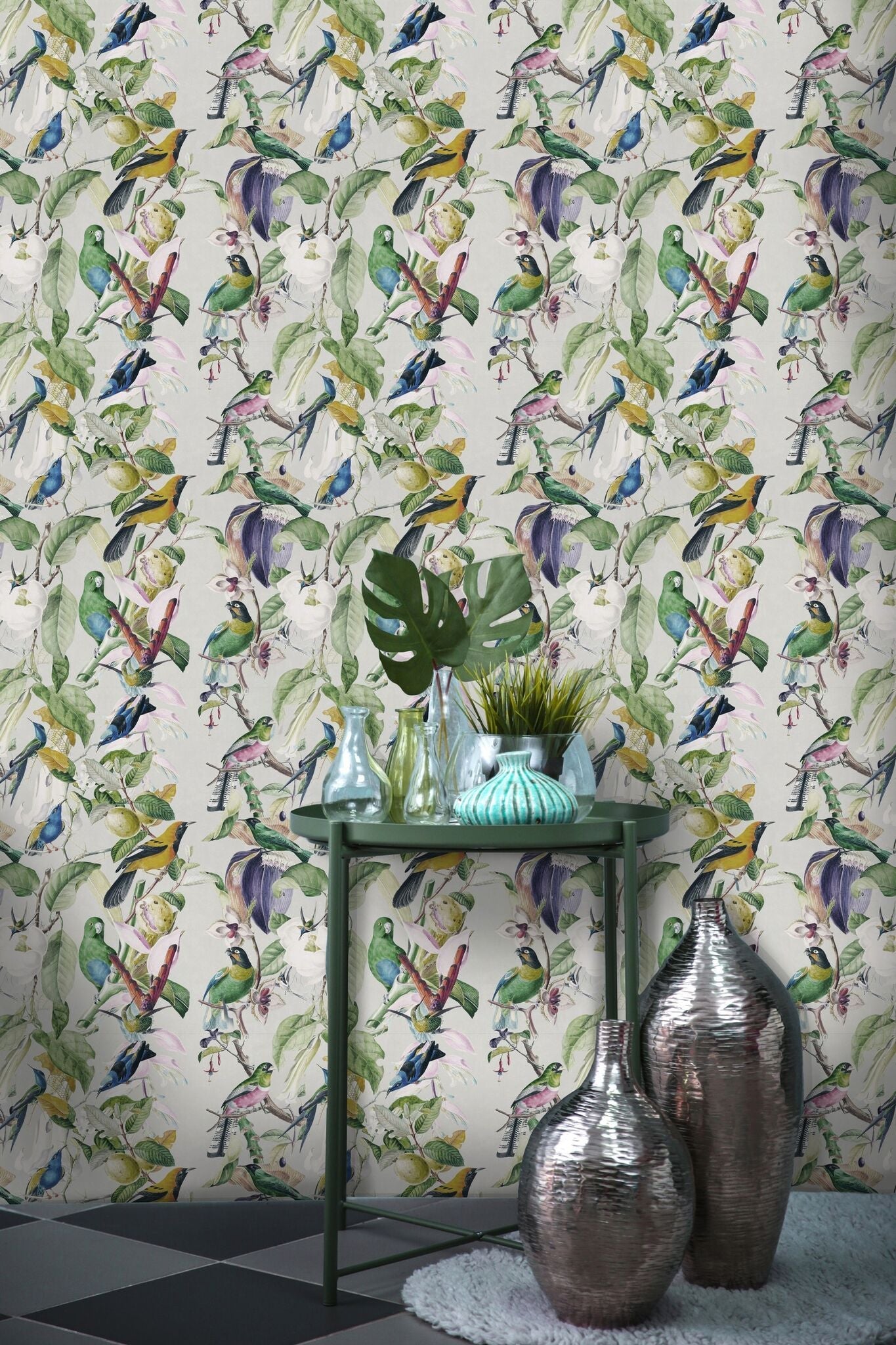 Tropical Birds Wallpaper-Contract Furniture Store for hospitality, leisure & commercial projects