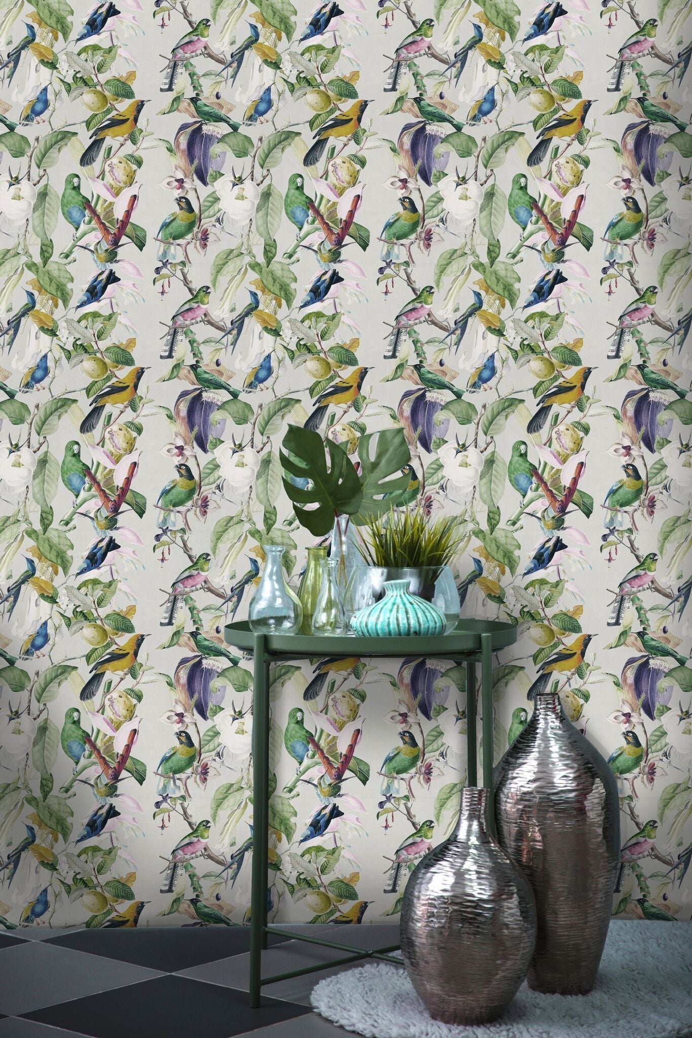 Tropical Birds Wallpaper-Mind The Gap-Contract Furniture Store