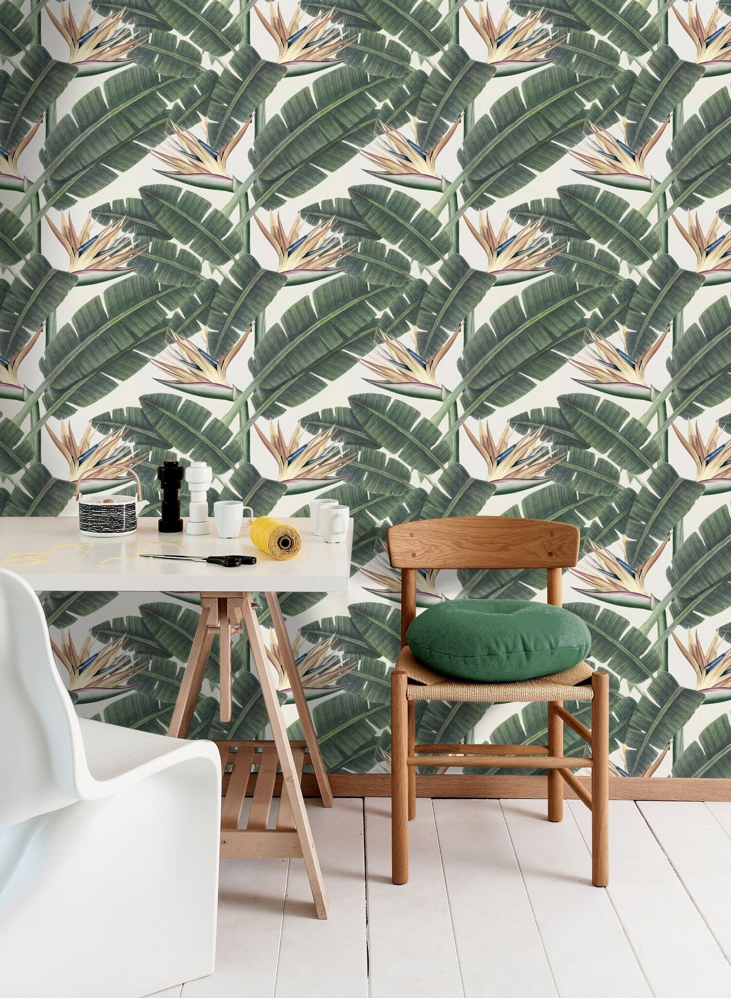Tropical Bloom Wallpaper-Contract Furniture Store for hospitality, leisure & commercial projects