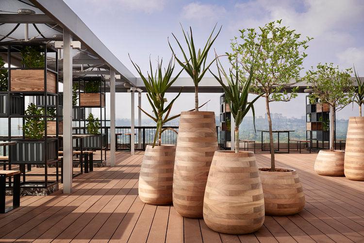 Tuber Wood Planter-Contract Furniture Store for hospitality, leisure & commercial projects