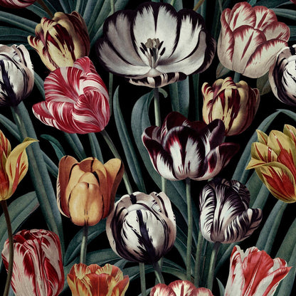 Tulipa Dark Wallpaper-Contract Furniture Store for hospitality, leisure & commercial projects