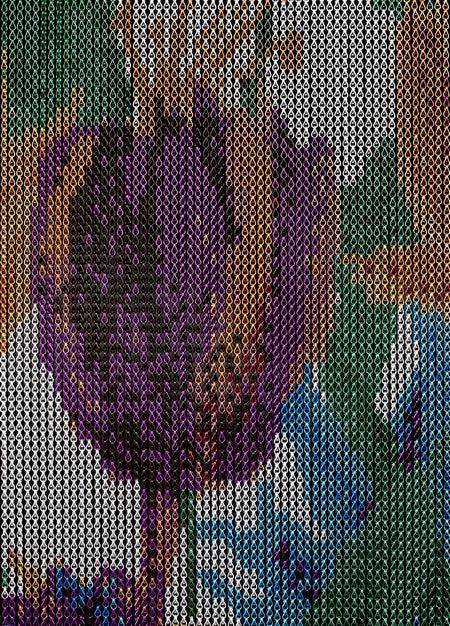 Tulips Valley Chain Curtain Divider