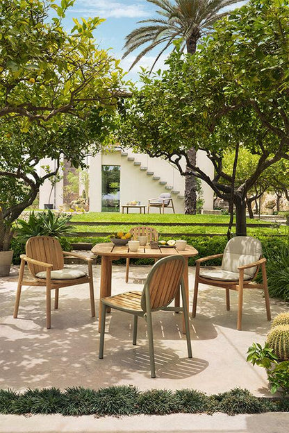 Twins 6040 Alu-Teak Side Chair-Contract Furniture Store for hospitality, leisure & commercial projects