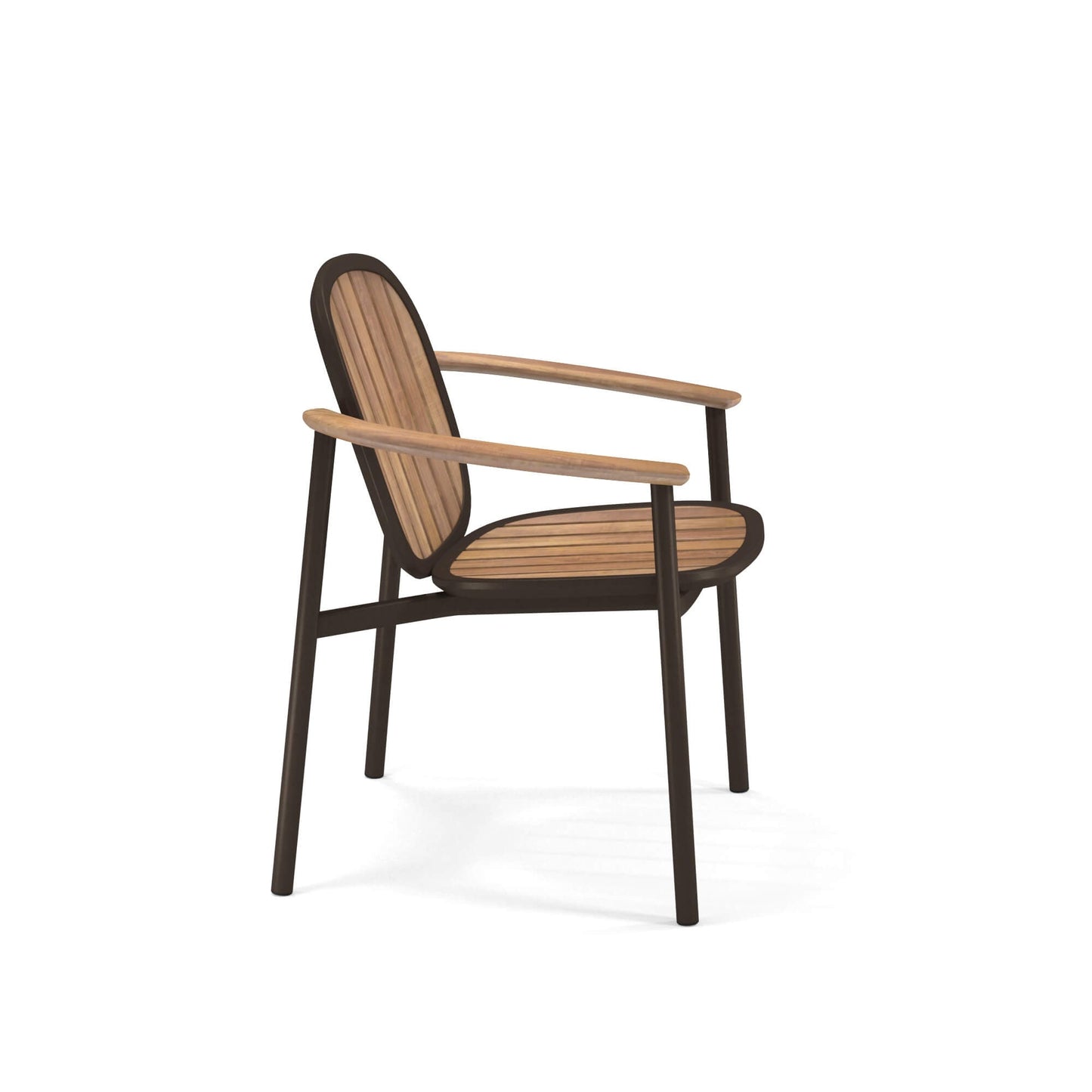 Twins 6041 Alu-Teak Armchair-Contract Furniture Store for hospitality, leisure & commercial projects